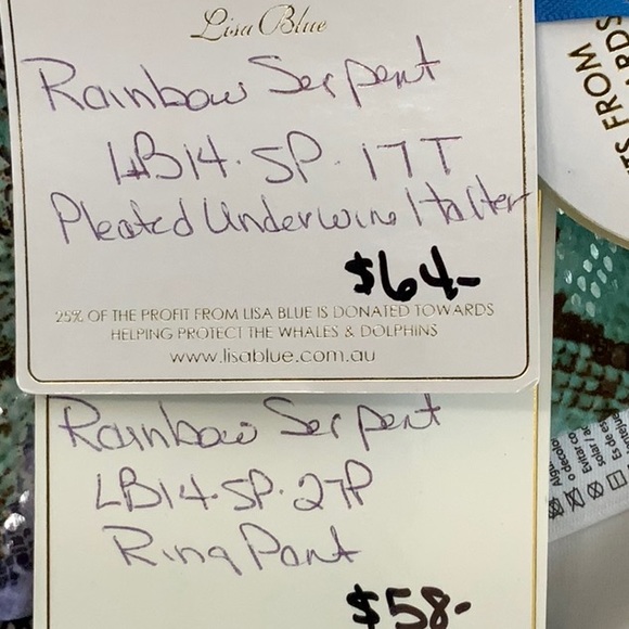 Lisa Blue RAINBOW SERPENT bikini - multi (#24) - Picture 8 of 14